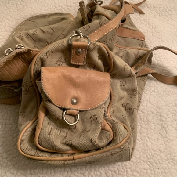 Lui Jo | Slouchy Beige Handbag Pink Interior Soft - Picture 5 of 12